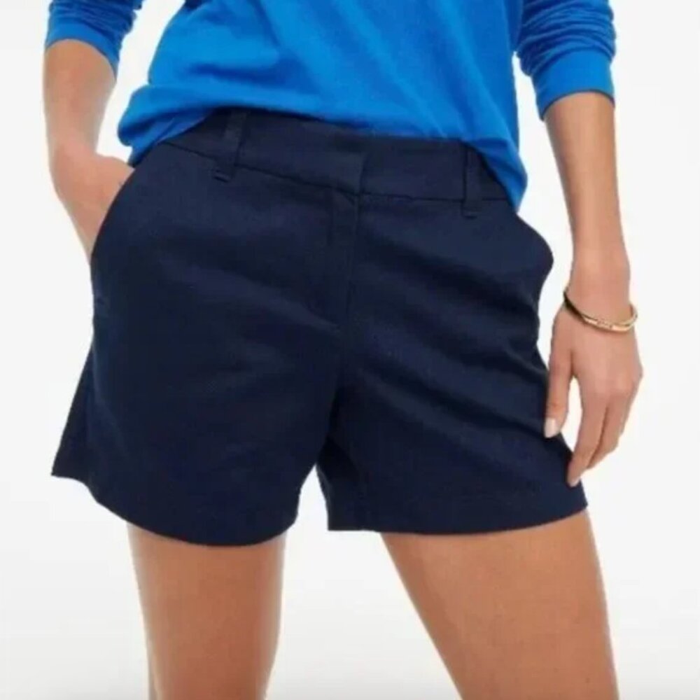 NWT JCrew Navy Blue Chino Shorts